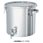 CTH-W-30 [ステンレスタンク ストレート密閉タンク(蛇口付) 20L]