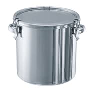 TP-CTH-24 [ステンレスタンク テーパー付キャッチクリップ式密閉タンク(フタ付)10L]