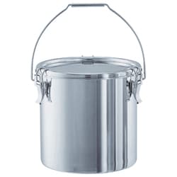 CTB-30 [ステンレスタンク ストレートクリップ式吊下げ密閉タンク(フタ付) 20L]