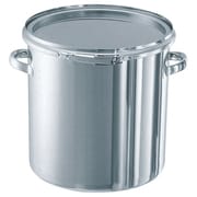CTL-30 [ステンレスタンク ストレートレバーバンド式密閉タンク(フタ付) 20L]