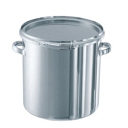 CTL-43 [ステンレスタンク ストレートレバーバンド式密閉タンク(フタ付) 65L]