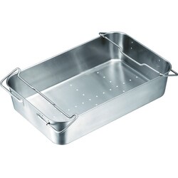 K02700000332 [抗菌 ストッパー付給食バット 運搬型穴明]