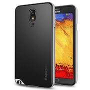GALAXY Note3用 ケース ネオ・ハイブリッド サテン・シルバー SGP10418