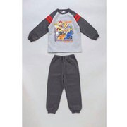 仮面ライダー鎧武 光る！裏毛起毛パジャマ [グレー 110cm]