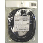 スパイラルチューブ 内径15mm/1m 黒染 SP-15-BK-1