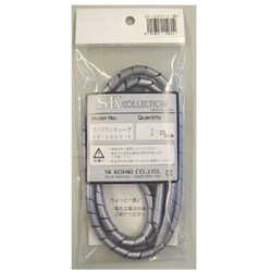 スパイラルチューブ 内径10mm/1m 銀染 SP-10-SV-1