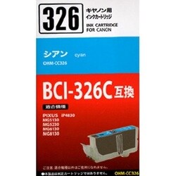 ヨドバシ.com - オーム電機 OHM OHM-CC326 [キャノンBCI-326C対応