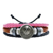 RM-3476 ワンピース ドフラミンゴ PUレザーブレス