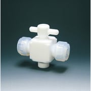 NR0028-03 [フロンケミカル フッ素樹脂（PTFE）二方バルブ接続10mm]