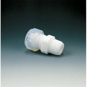 NR0062-01 [フロンケミカル フッ素樹脂 ハーフオスジョイントI型中間止6φ×R1/4]