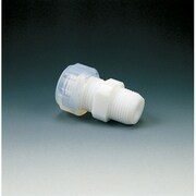 NR0062-03 [フロンケミカル フッ素樹脂 ハーフオスジョイントI型中間止10φ×R3/8]