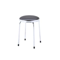 回転スツール ビニールシート ダークグレー T-691C DGL