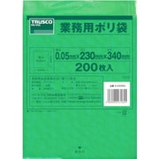 A-2334G [小型ポリ袋 縦340X横230Xt0.05 200枚入 緑]