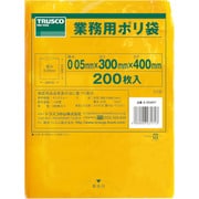 A-3040Y [小型ポリ袋 縦400X横300Xt0.05 200枚入 黄]