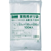 B-1320 [厚手ポリ袋 縦200X横130Xt0.1 100枚入 透明]