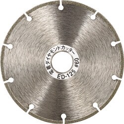 ED-125 [電着ダイヤモンドカッター 乾式用 125X1.6X22]