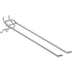 F-2-250 [NFパネル式スーパーラック用フック 2本爪 250L]