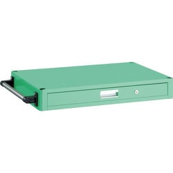 FLW-2ZW [フレックスワゴン 薄型1段引出750X500 W色]