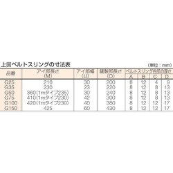 ヨドバシ.com - トラスコ中山 TRUSCO G100-20 [ベルトスリング JIS3