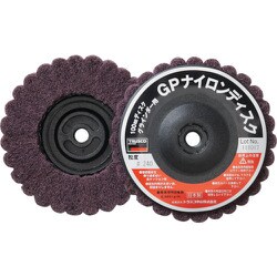 GPN100AL [ナイロンディスク ねじ込み式 Φ100XM10 5個入 240#]
