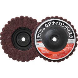 GPN100AL [ナイロンディスク ねじ込み式 Φ100XM10 5個入 320#]