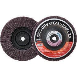 GPNM-100AL [GPナイロンミックスディスク ねじ込み Φ100 5個入 240#]