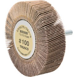MR8025 [ミラクルフラップホイール 外径80X厚25X軸6 5個入 100♯]