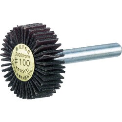 P-DF3010-6A [ダイヤ軸付フラップホイール オールダイヤ Φ30X軸径6 100#]