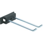 PFA-10W [パンチングパネル用フックバー 直線2本タイプ A型ベース]
