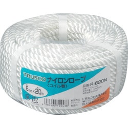 R-620N [ナイロンロープ 3つ打 線径6mmX長さ20m]