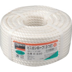 R-630 [ビニロンロープ 3つ打 線径6mmX長さ30m]