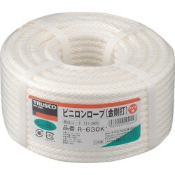 R-630K [ビニロンロープ 金剛打 線径6mmX長さ30m]
