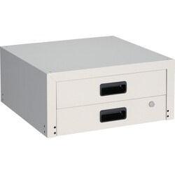 RBW-55X W [ラビットワゴン用引出2段 500X500 W色]