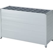 アルミ傘立て パネルタイプ 27本立 TAK-27P