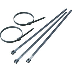 インラインケーブルタイ黒 9.0×255 最大74 100本入 TFCV-255BK