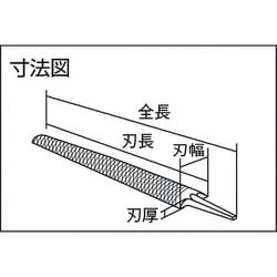 ヨドバシ.com - トラスコ中山 TRUSCO THA150-01 [鉄工用ヤスリ 半丸 荒