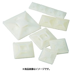 結束バンド固定具(粘着シート付)幅4.6 2連結(50個) 単体1 100個入 THC-101S-S2