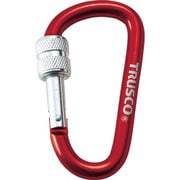 TKNNL880R [ネジロック付カラビナ 線径8mmx79mm レッド]