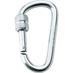 TKNNL880SV [ネジロック付カラビナ 線径8mmx79mm シルバー]