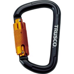TKNSL1111BK [スライドロック付カラビナ 線径10.5mmx110mm ブラック]