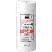 脱鉛タイプ ビニールテープ 19X20m ホワイト 10巻入り TM1920W-10P