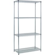 TME-6334 [スチール製メッシュラック W905XD305XH1838 4段]