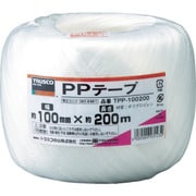 TPP-100200 [PPテープ 幅100mmX長さ200m 白]