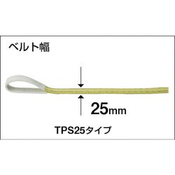 ヨドバシ.com - トラスコ中山 TRUSCO TPS25-25 [ポリエステルスリング ...