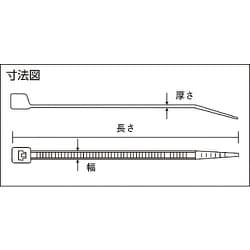 ヨドバシ.com - トラスコ中山 TRUSCO TRCVR-550 [ケーブルタイ 幅8.0mm