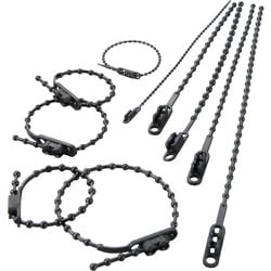 TRKTV-170EBK [ダブルヘッドノットタイ 幅3.5mm×167mm 最大結束φ41黒 100本入]