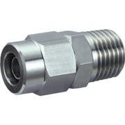 TS12-04M [SUSメイルコネクタ 適用チューブ径12X10 ねじR1/2]