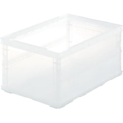 TSK-O40B [薄型折りたたみコンテナスケル 40L 透明]