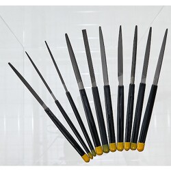 TST010-01 [組ヤスリセット 荒目 全長185 10本組]
