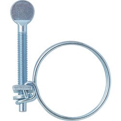 指ネジ式ワイヤバンド 締付径52～58mm 10個入 TWBN-58